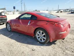 NISSAN 350Z COUPE 2005 red  gas JN1AZ34D05M601341 photo #3