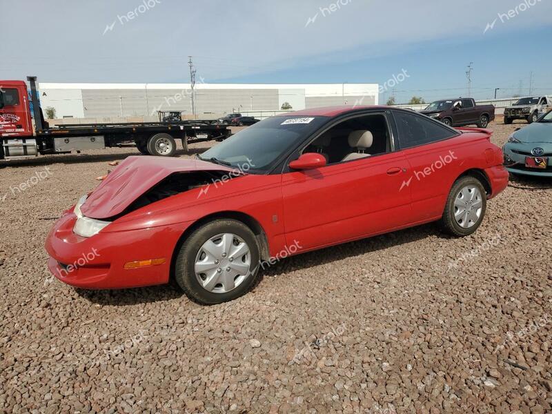 SATURN SC2 1997 red  gas 1G8ZH127XVZ383233 photo #1