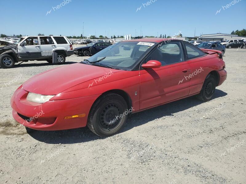 SATURN SC2 1997 red  gas 1G8ZH1278VZ272227 photo #1