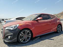 HYUNDAI VELOSTER T 2016 red coupe 3d gas KMHTC6AE5GU261978 photo #2