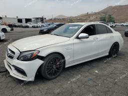 MERCEDES-BENZ C 63 AMG-S 2018 white  gas 55SWF8HB0JU268366 photo #2