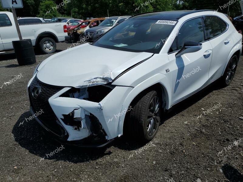 LEXUS UX 250H PR 2024 white  hybrid engine JTHR6JBH1R2187361 photo #1