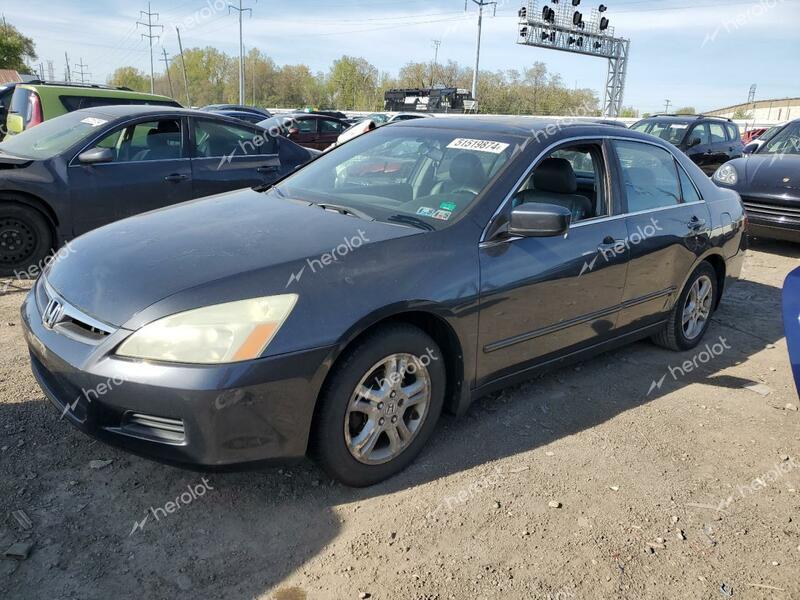 HONDA ACCORD EX 2006 gray  gas 1HGCM56836A022462 photo #1