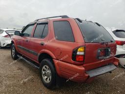 ISUZU RODEO S 1999 red  gas 4S2CK58W5X4373698 photo #3