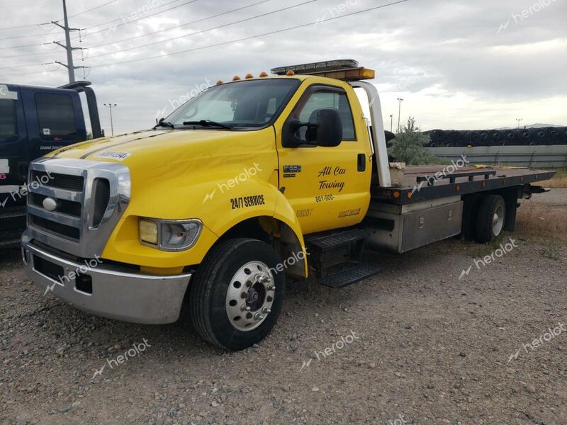 FORD F650 SUPER 2007 yellow conventi diesel 3FRWF65B57V474259 photo #1