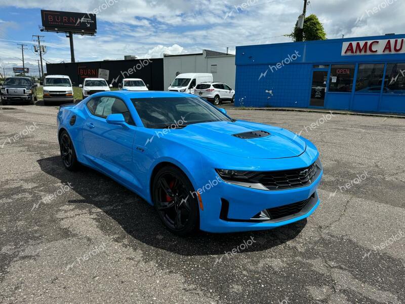 CHEVROLET CAMARO LT1 2023 blue  gas 1G1FF1R70P0148277 photo #1