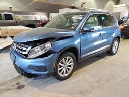 VOLKSWAGEN TIGUAN WOL 2017 blue  gas WVGSV7AX9HW511709 photo #2