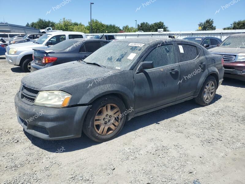 DODGE AVENGER SE 2012 black sedan 4d gas 1C3CDZAB2CN111778 photo #1