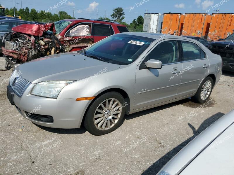 MERCURY MILAN PREM 2008 silver  gas 3MEHM08128R665772 photo #1