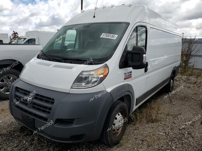 DODGE PROMASTER 2018 white  flexible fuel 3C6URVJG4JE152427 photo #1