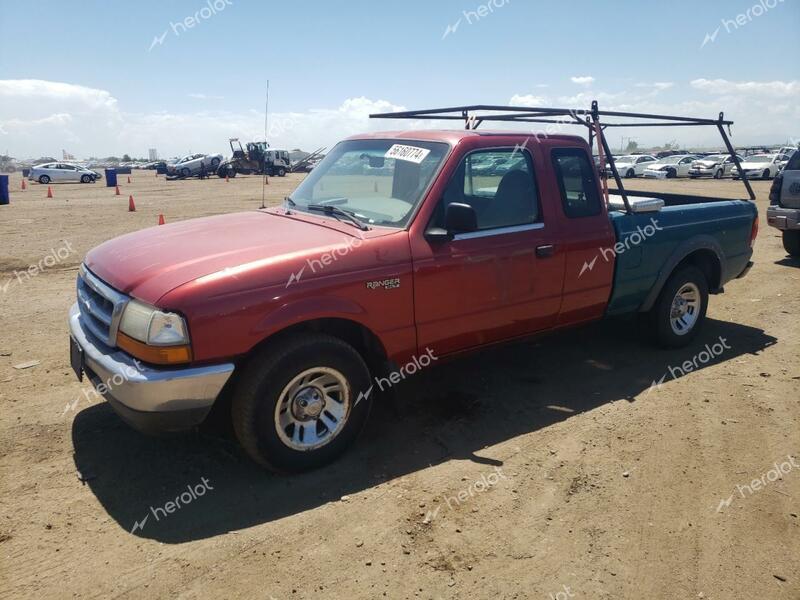 FORD RANGER SUP 1999 red  flexible fuel 1FTYR14V2XPB83925 photo #1