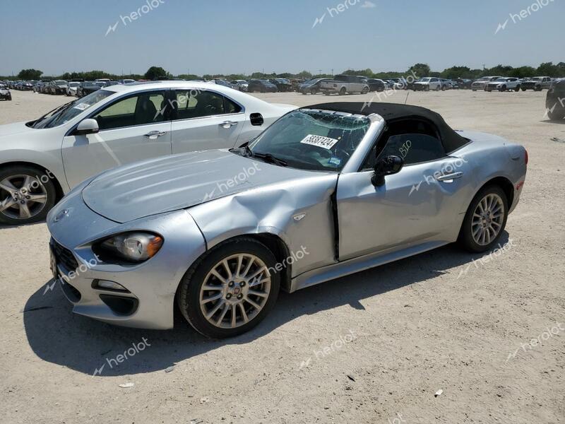 FIAT 124 SPIDER 2020 silver  gas JC1NFAEK1L0144582 photo #1