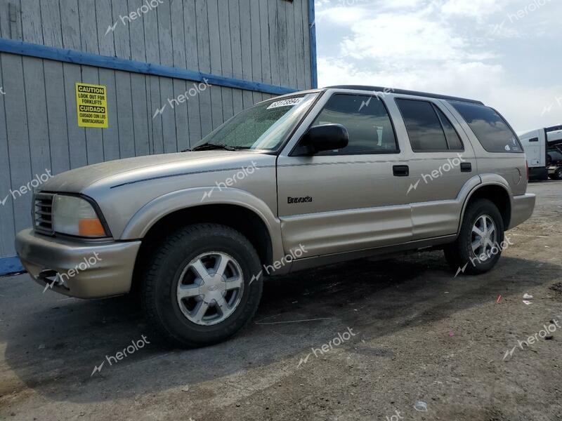 OLDSMOBILE BRAVADA 2001 gold 4dr spor gas 1GHDT13W912113069 photo #1