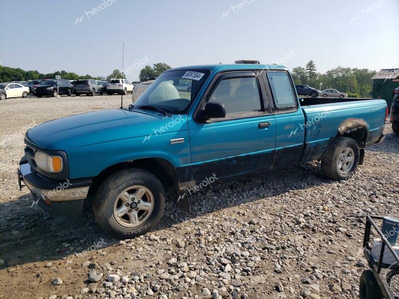 MAZDA B2300 CAB 1996 blue  gas 4F4CR16A7TTM50246 photo #1