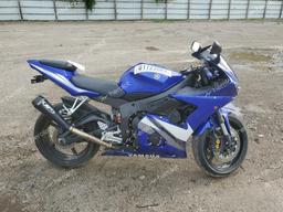 YAMAHA YZFR6 L 2005 blue  gas JYARJ06E35A024698 photo #2