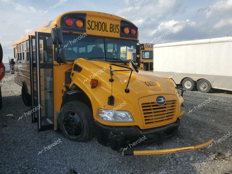 BLUE BIRD SCHOOL BUS 2021 yellow  gas 1BAKBCEH9MF378236 photo #1