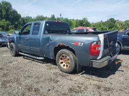 CHEVROLET SILVERADO 2013 blue 4dr ext flexible fuel 1GCRKSE70DZ267482 photo #3