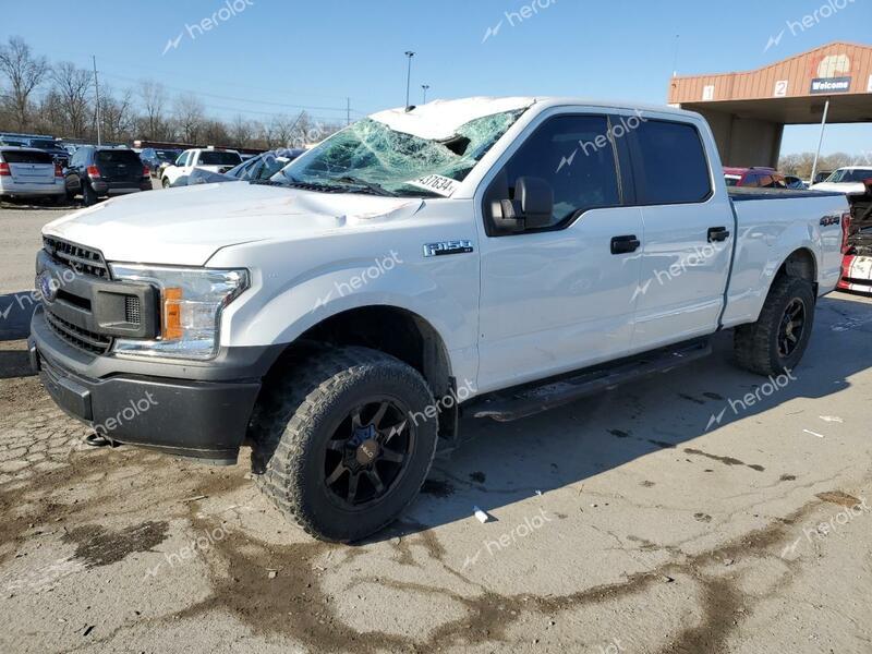 FORD F150 SUPER 2018 white  gas 1FTFW1E50JFC16433 photo #1