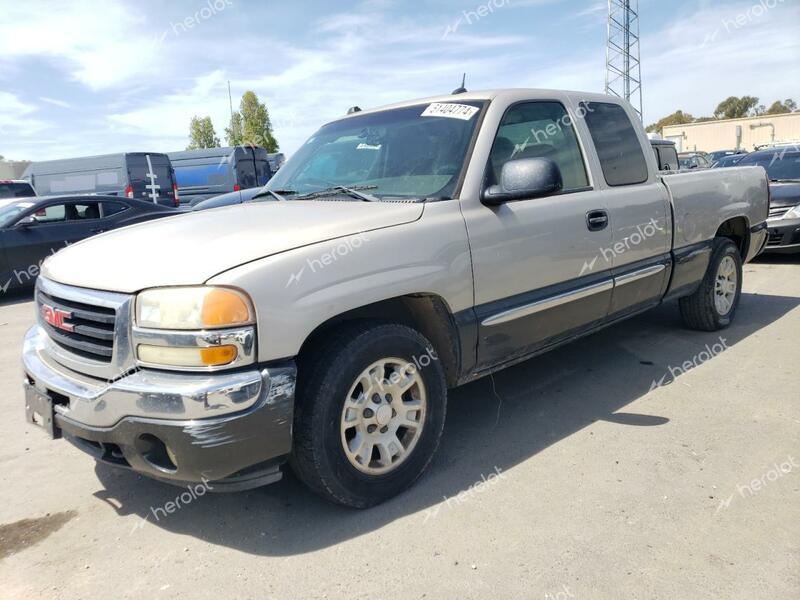 GMC NEW SIERRA 2005 silver  gas 1GTEC19V75Z244975 photo #1