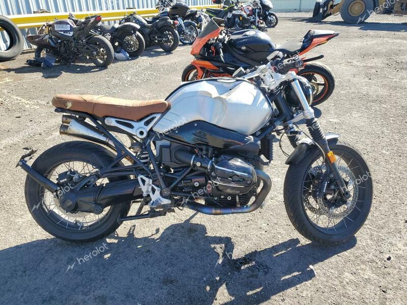 BMW R NINE T S 2018 silver  gas WB10J3306JZ794412 photo #1