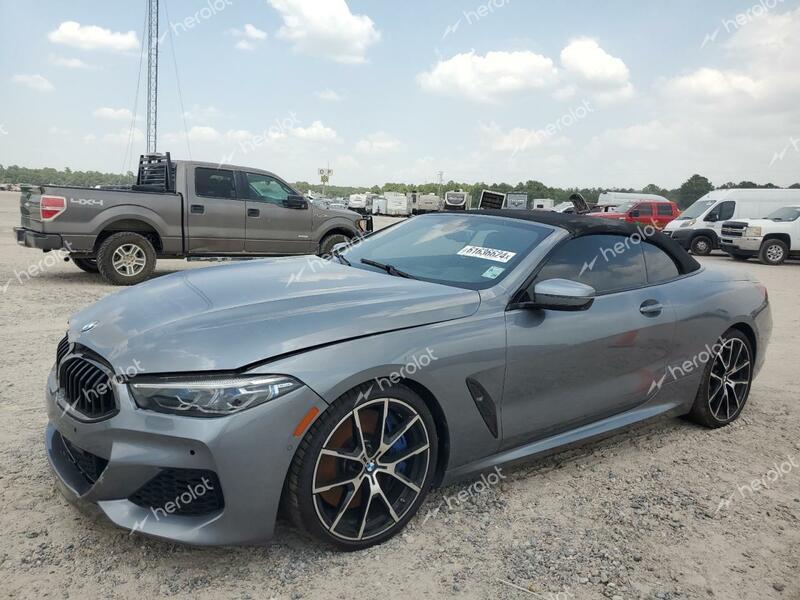 BMW M850XI 2022 gray  gas WBAFY4C07NCH97004 photo #1