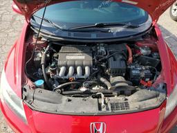 HONDA CR-Z EX 2014 red  hybrid engine JHMZF1D67ES001411 photo #4