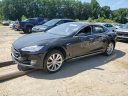 TESLA MODEL S 2014 charcoal hatchbac electric 5YJSA1H16EFP35115 photo #2