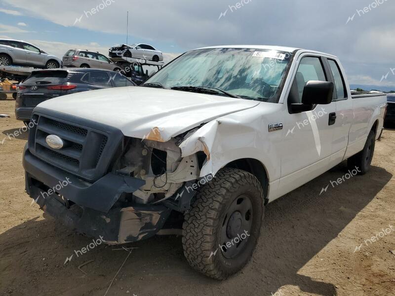 FORD F150 2007 white  gas 1FTVX12537NA60318 photo #1