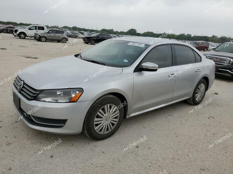 VOLKSWAGEN PASSAT S 2015 silver  gas 1VWAS7A33FC059354 photo #1