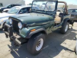 JEEP JEEP CJ7 1984 green 2dr spor gas 1JCCE87E0ET083495 photo #2