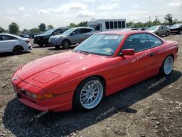 BMW 850 I 1991 red coupe gas WBAEG1311MCB42194 photo #2