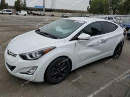 HYUNDAI ELANTRA SE 2016 white  gas 5NPDH4AE6GH689244 photo #2