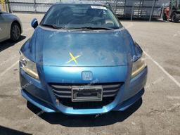 HONDA CR-Z 2011 blue  hybrid engine JHMZF1D44BS012599 photo #4