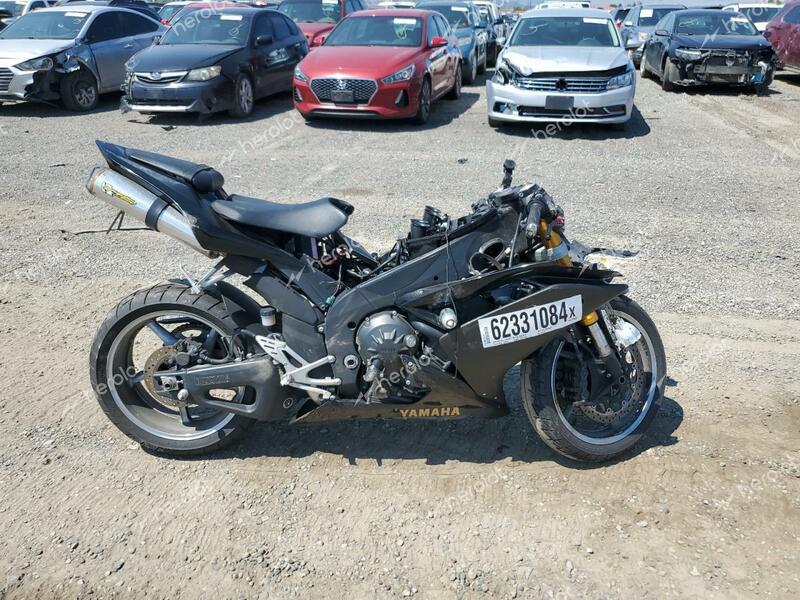 YAMAHA YZFR1 2008 black racer gas JYARN20E68A012073 photo #1