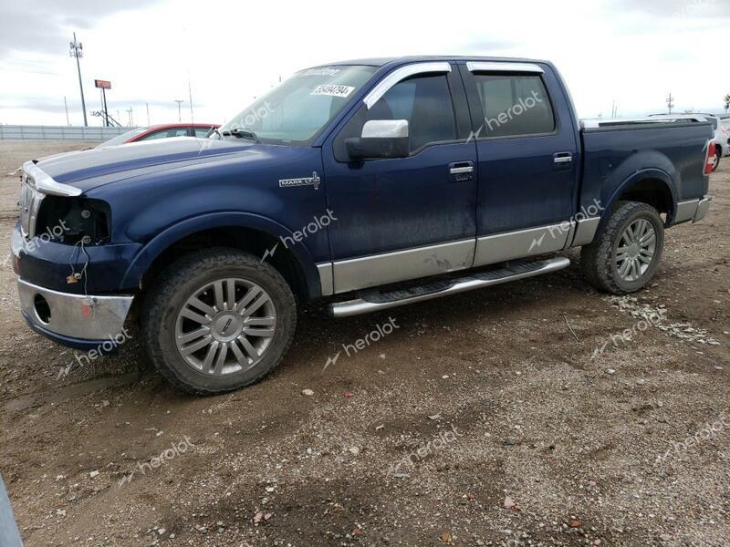 LINCOLN MARK LT 2007 blue  gas 5LTPW18527FJ03721 photo #1