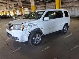 HONDA PILOT EXL 2012 white  gas 5FNYF3H54CB010703 photo #2