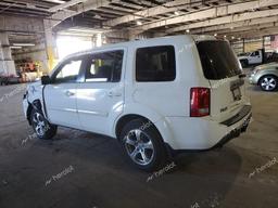 HONDA PILOT EXL 2012 white  gas 5FNYF3H54CB010703 photo #3