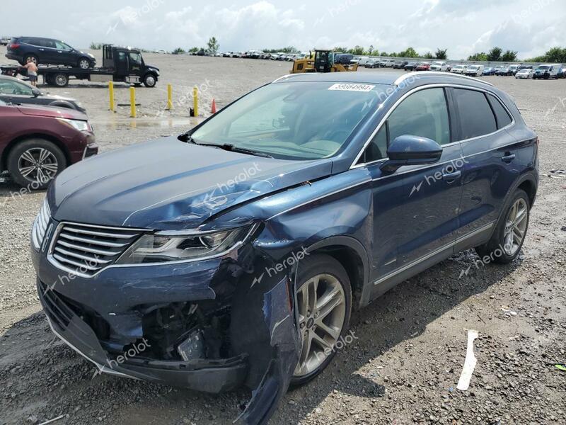 LINCOLN MKC 2015 blue 4dr spor gas 5LMCJ2A9XFUJ18635 photo #1