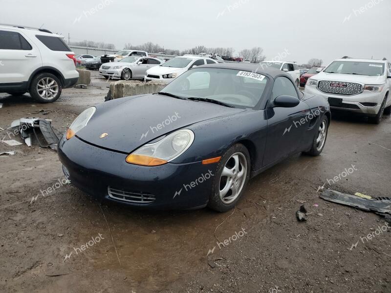 PORSCHE BOXSTER 1998 blue  gas WP0CA2985WU622769 photo #1