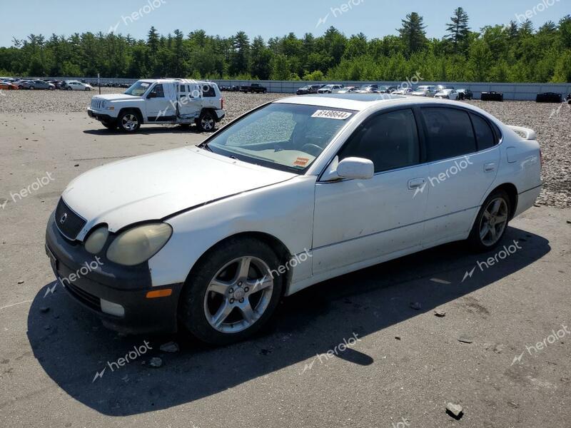 LEXUS GS 400 2000 white  gas JT8BH68X4Y0022793 photo #1