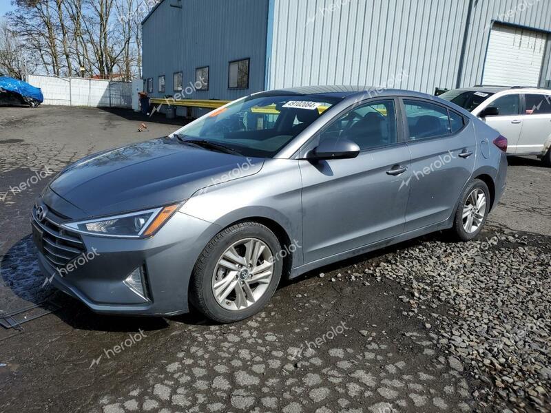 HYUNDAI ELANTRA SE 2019 gray  gas 5NPD84LF5KH457345 photo #1