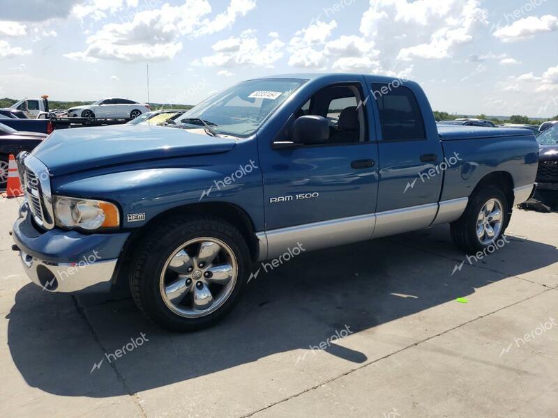 DODGE RAM 1500 S 2003 blue  gas 1D7HA18D83S253420 photo #1