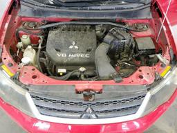 MITSUBISHI OUTLANDER 2007 red 4dr spor gas JA4MT41X57Z005111 photo #4