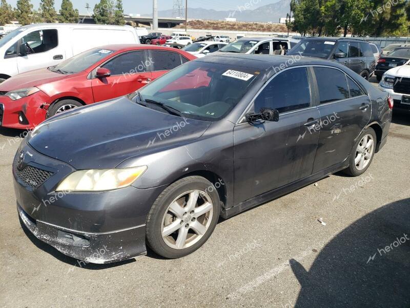 TOYOTA CAMRY CE 2007 gray  gas 4T1BE46K37U186559 photo #1