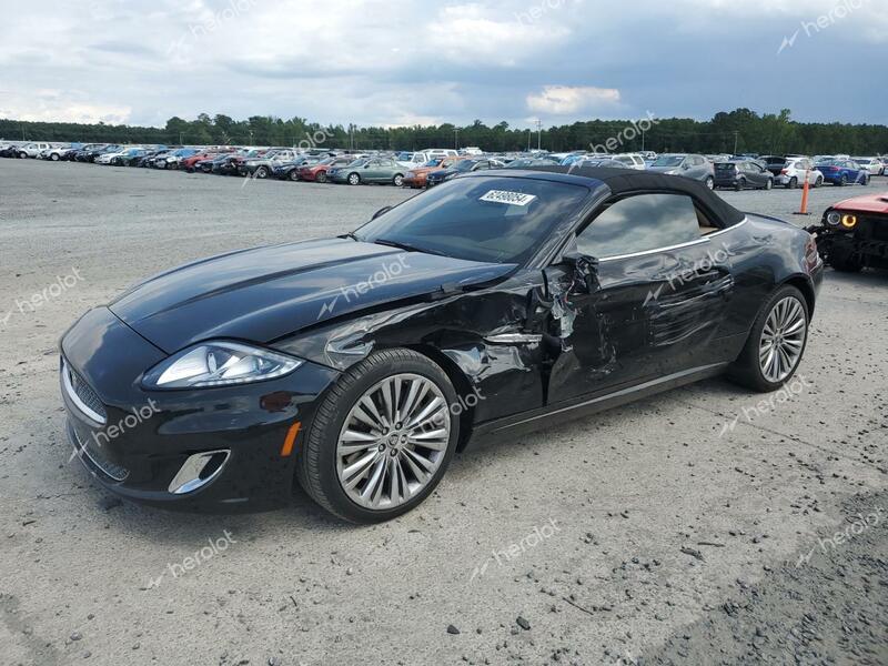 JAGUAR XK 2012 black  gas SAJWA4GB6CLB46111 photo #1