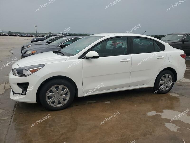 KIA RIO LX 2023 white  gas 3KPA24ADXPE616135 photo #1