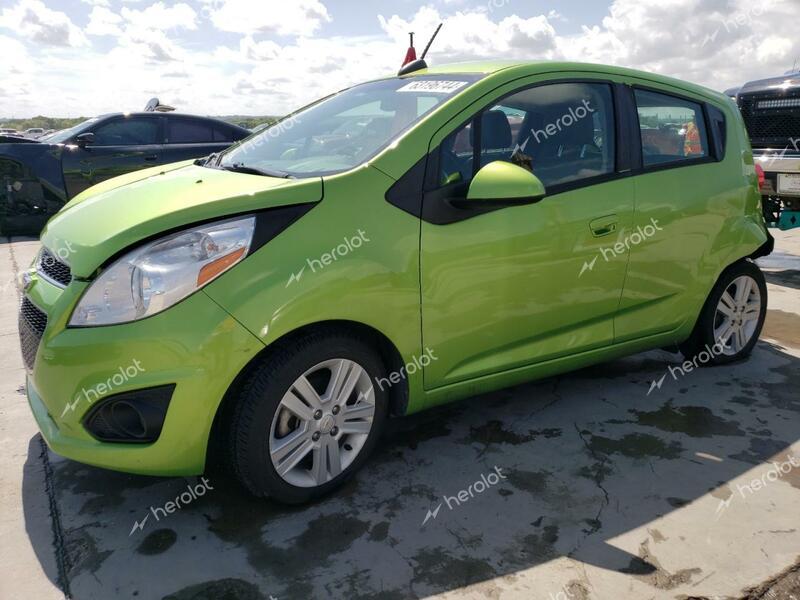 CHEVROLET SPARK LS 2015 green  gas KL8CB6S95FC749382 photo #1