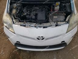 TOYOTA PRIUS 2013 white hatchbac hybrid engine JTDKN3DUXD5580262 photo #4