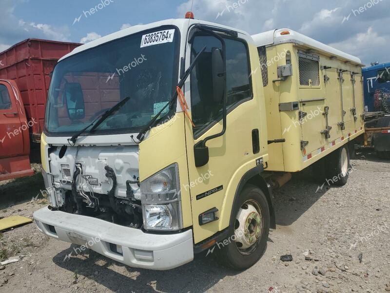 ISUZU NPR HD 2017 yellow tilt cab gas 54DC4W1B2HS804249 photo #1