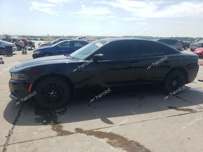 DODGE CHARGER SX 2018 black  flexible fuel 2C3CDXBG5JH337169 photo #1